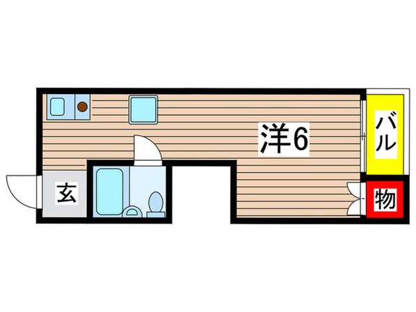 エクセル武庫之荘の物件間取画像